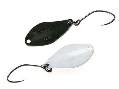  NORIES WEEPER 0,9g Spoon in Weiss und Schwarz | NO-6919 WORLD OF TROUT