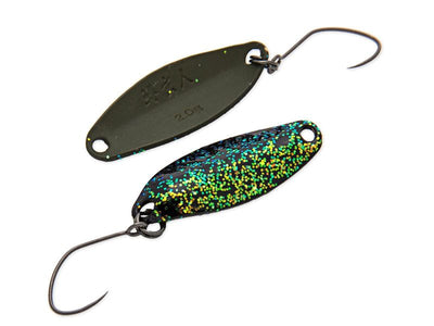 NORIES MASUKUROUTO 2,0g Spoon in Electric Glitter und Schwarz | NO-6275 WORLD OF TROUT