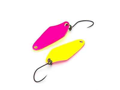 NORIES ROONEY 1,5g Spoon in Fluo-Gelb und Pink | NO-10150 WORLD OF TROUT