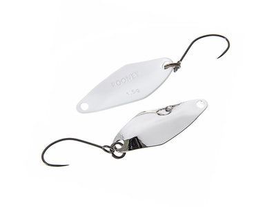 NORIES ROONEY 1,8g Spoon in Silber und Weiß | NO-10197 WORLD OF TROUT