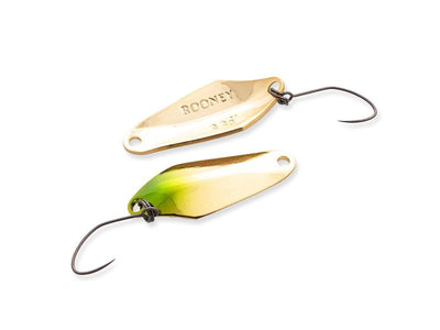 NORIES ROONEY 2,2g Spoon in Gold-Grün und Gold | NO-16857 WORLD OF TROUT