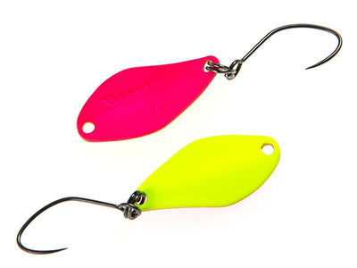 NORIES WEEPER 0,9g Spoon in Fluo-Gelb und Pink | NO-6917 WORLD OF TROUT