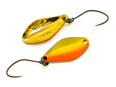 NORIES WEEPER 0,9g Spoon in Gold-Orange und Gold | NO-9489 WORLD OF TROUT